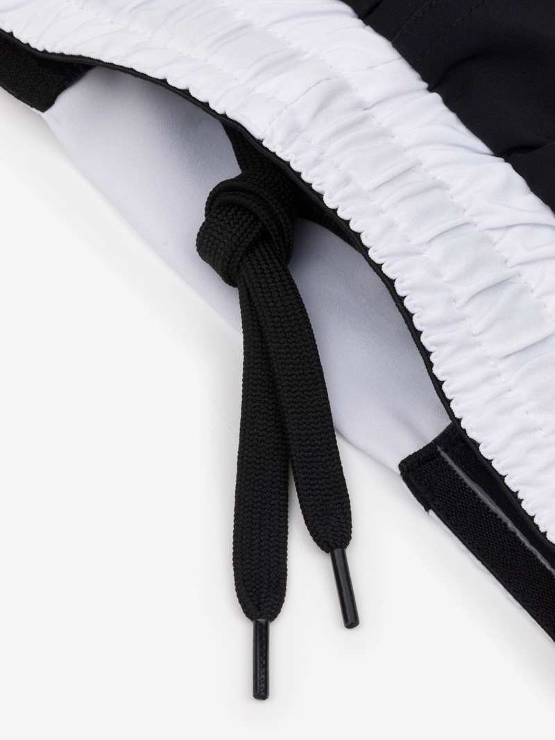 MANTO hybrid fightshorts dove - black